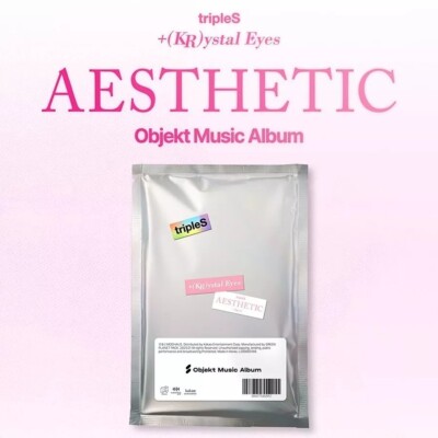 TRIPLES +(KR)YSTAL EYES 'AESTHETIC' Mini Album OBJEKT MUSIC ALBUM/Objekt+QRKarte