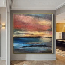 Wall Art Abstract Oil Painting Handmade Modern Paintings On Canvas Home Decor