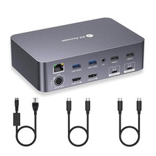 AV Access KVM Switch Dock 2 Monitors 2 Laptops 4K