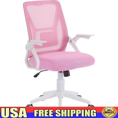 Mid-Back Ergonomic Office Chair Adjustable Armrests Mesh Support Desk Chair New