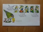 AUSTRALIA 2005 PARROTS SET 5 STAMPS FDC FIRST DAY COVER