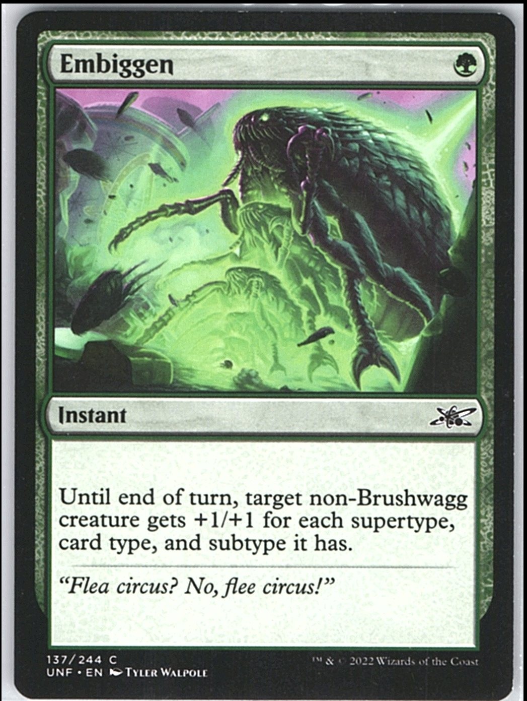Magic the Gathering - Embiggen [UNF - 137] - NM/Common