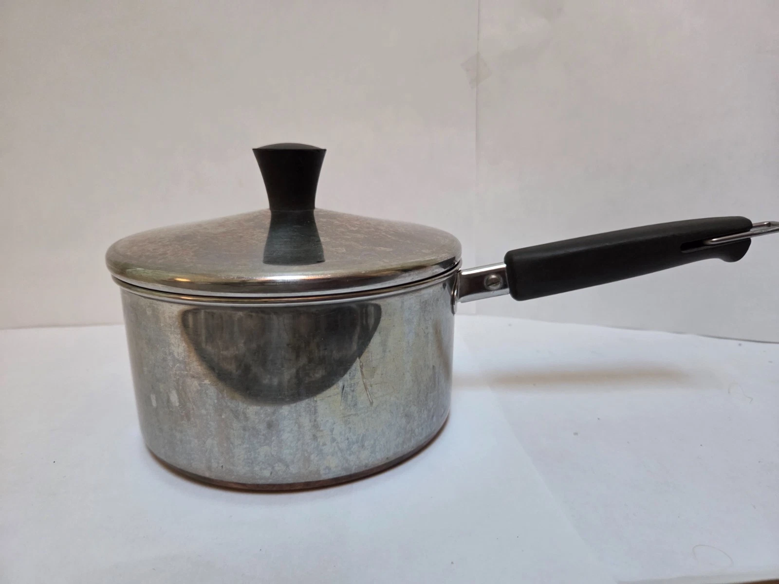 Revere Ware 1.5 QT Copper Bottom Sauce Pan Pre 1968