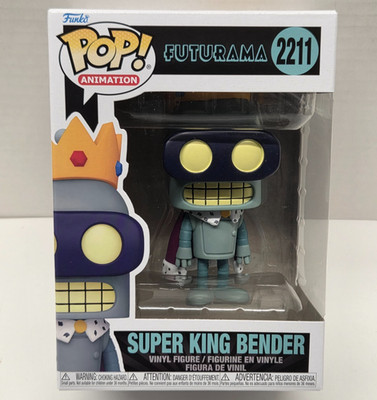 SUPER KING BENDER - Futurama Funko POP! Animation #2211 Vinyl