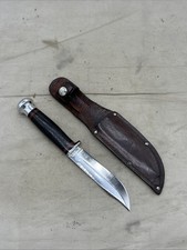 Vintage 1930s / 40s Case XX Fixed Blade Knife With Leather Sheath (II569