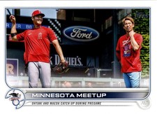 2022 Topps Series 1 Ohtani/Maeda Catch Up #122 Minnesota Meetup