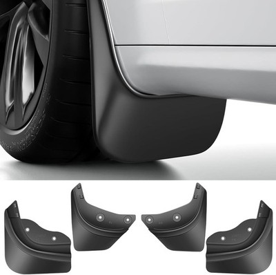 4 Pack Truck Mud Flaps for Tesla Model Y 2020-2025 All-Weather Mud Guards