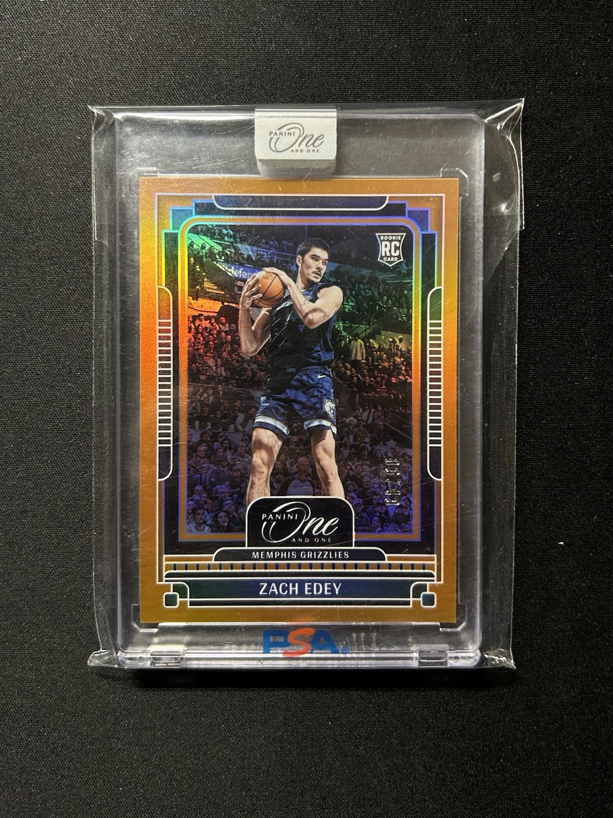 2024-25 PANINI ONE & ONE ZACH EDEY#131 ORANGE /49 RC Memphis Grizzles