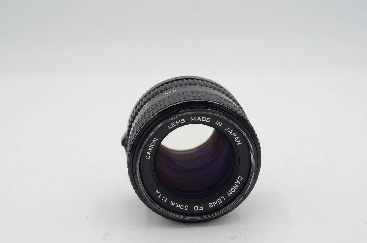 CANON NEW FD 50mm F/1.4 マニュアル レンズ @3606 Amazon.com : Canon FD 50mm f/1.4 1.4 Manual Focusing Lens for