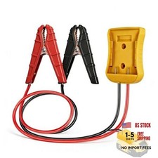 Jumper Cable Clamp with Adapter, Compatible with De. Walt 20V Battery Jump