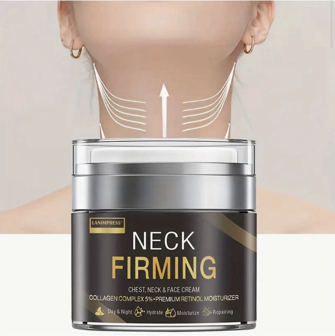 RETINOL Chest & Face Moisturizing Cream Day & Night