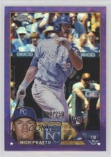 2023 Topps Chrome Logofractor Edition Purple Refractor /250 Nick Pratto #85 g1k