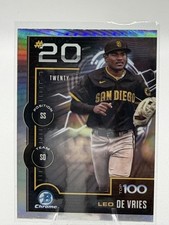 2025 Bowman - Bowman Scouts Top 100 Chrome Leo De Vries #BTP-20 (RC)
