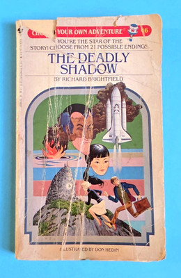 Choose Your Own Adventure #46 The Deadly Shadow 1985 Vintage CYOA First Edition!