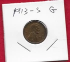 1913 S G Free shipping. (GS)