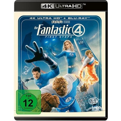 The Fantastic Four: First Steps (4K Ultra HD Blu-ray + Blu-ray) Actio/ NEU & OVP