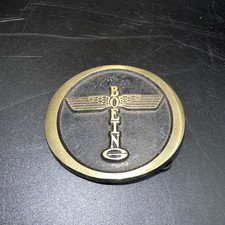 Boeing Airplane Company Solid Brass Vintage Belt Buckle