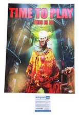 Rob Zombie This Is 31 Time To Play Autographed 18x24 Poster ACOA