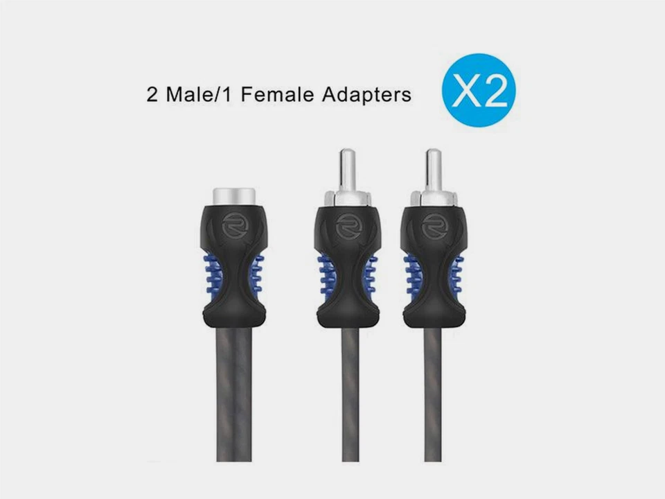 Recoil Echo OFC Câble RCA Câble Y-Cinch RCA 1 x Femelle(f) > 2 x Mâle(m) - Photo 2/4