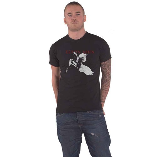 Elton John Rocketman T-Shirt – Official Men's Black Tee With Piano Logo, Size XL, 100% Cotton - View #10