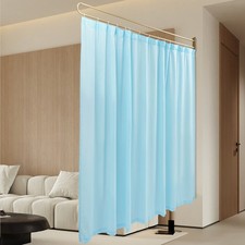 200cm U-Shape Room Divider Privacy Partition Curtain Privacy Protection Partitio