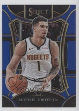 2023-24 Panini Select Mezzanine Level Blue Prizm Michael Porter Jr #378 1fc7