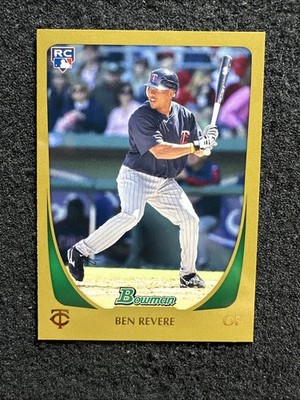 BEN REVERE 2011 Bowman #202 Rookie Card Gold Parallel (Buy 10 get 10 Free)