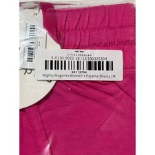 Little Sleepies Womens Pajama Shorts Mighty Magenta Bamboo Viscose Size M NEW