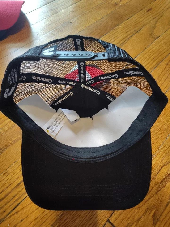 MENS CUMMINS TURBO DIESEL METAL EMBLEM BLACK SNAPBACK HAT OSFM - Изображение 3 из 4