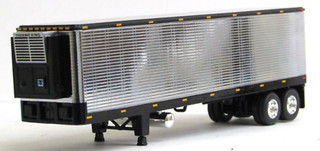 DCP chrome/black Great Dane 40ft tandem reefer trailer 1/64 no box