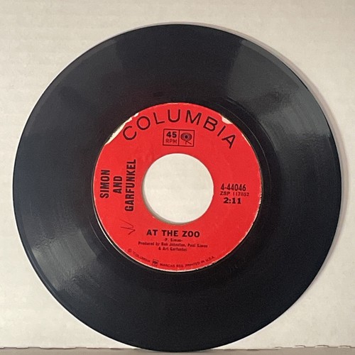 Simon and Garfunkel The 59th Street Bridge Song (Feelin’ Groovy), At the Zoo 45 - Picture 4 of 4