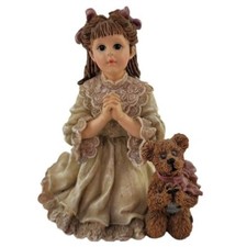 Vtg Boyds Collection Yesterday's Child Mary And Paul The Prayer Figurine 1995