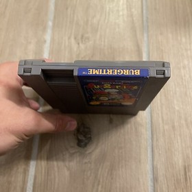 BurgerTime (Nintendo Entertainment System, 1987) NES Authentic Game Cartridge