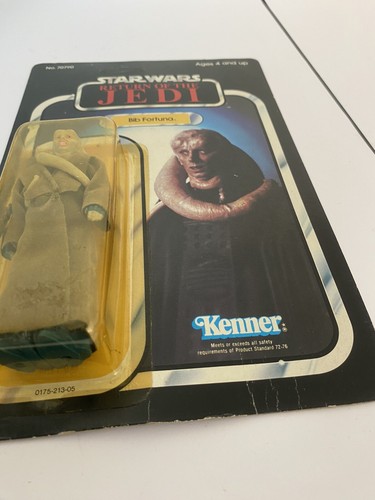 VINTAGE STAR WARS ✧ BIB FORTUNA ✧ KENNER 77 BK FIGURE UNPUNCHED GBK - Picture 12 of 24