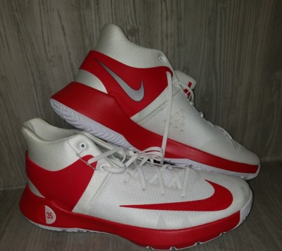 Nike KD Trey 5 IV RED/WHITE  Basketball Shoes Kevin Durant SZ 17 RARE 856484-161 NIKE KD TREY 5 IX KEVIN DURANT BLACK-UNIVERSITY RED-WHITE SZ  main image 4