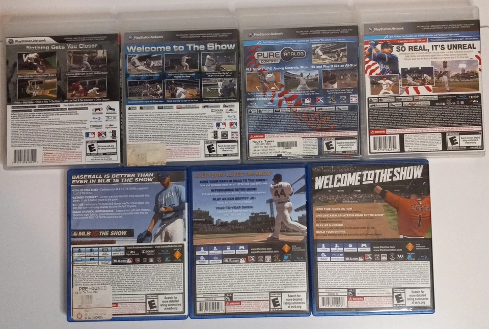 MLB The Show PS3 & PS4 Games (7): 09 - 10 - 11 - 12 (PS3) 15 - 17 - 18 (PS4) - Image 3 of 4