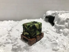 Mega Bloks Construx And Other Compatible 1x Pallet Cloth Covered Supply Crate