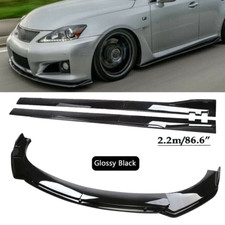 Front Bumper Lip Spoiler Splitter Side Skirt For Lexus Is250 Is350 Bod Kit