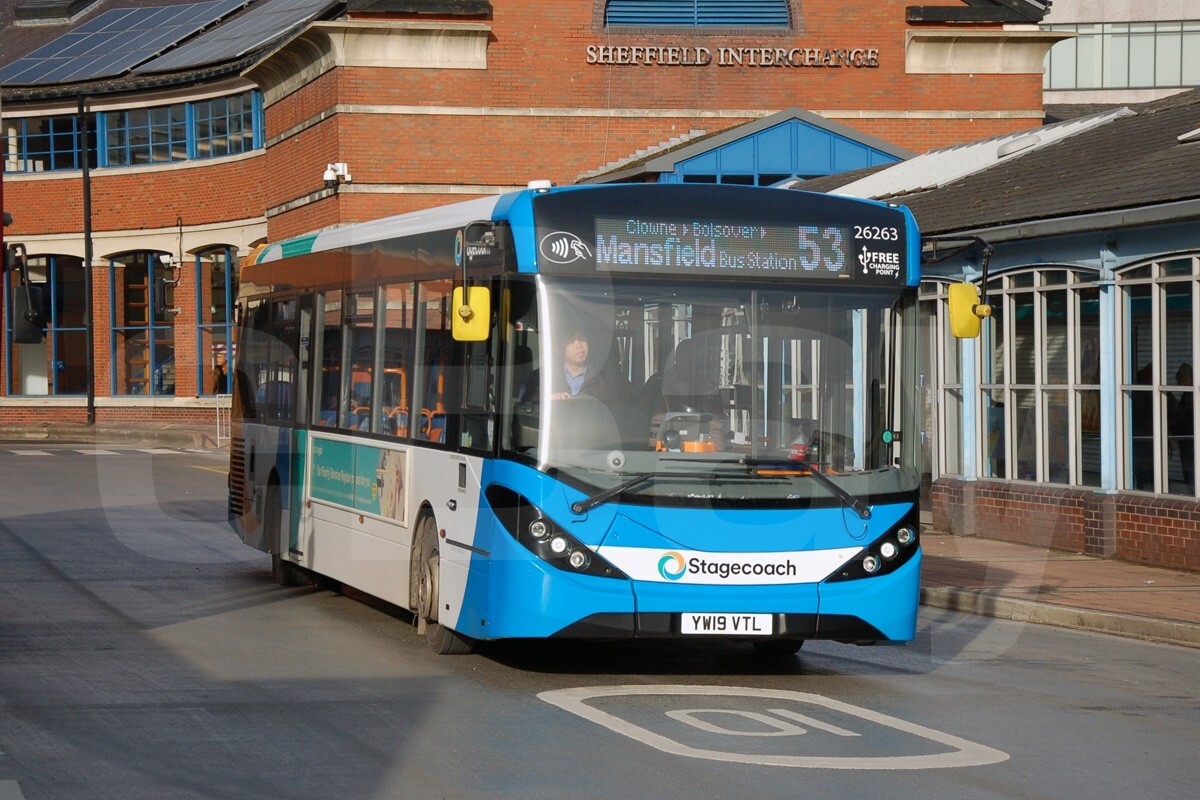 Bus Photo Stagecoach East Midlands 26263 YW19VTL Enviro 200