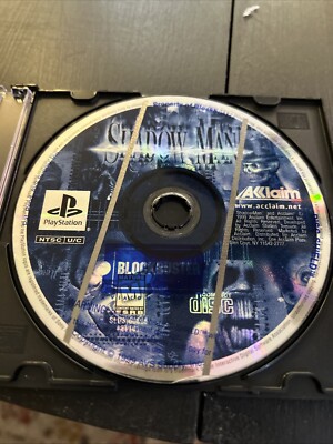 Shadow Man (Sony PlayStation 1, 1999) Disc Only Works Great!