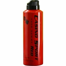 Casino Sport Red by Casino Parfums Body Spray for Men 6 oz 170.1g NEW IN CAN