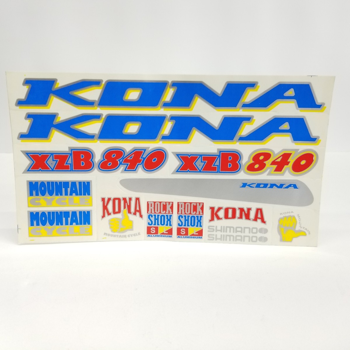 Kona XZB840 Frame Decals Sticker Set Bicycle Cycling Black