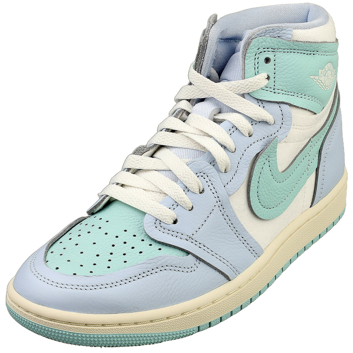 Nike Air Jordan High Womens Fashion Trainers in Blue Light Dew