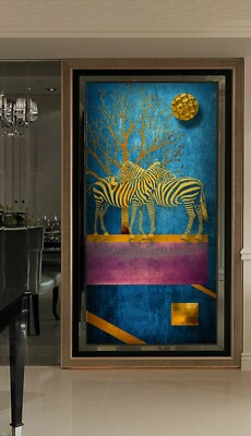 3D Zebra Branches 36845NA Wallpaper Wall Murals Removable Wallpaper Fay