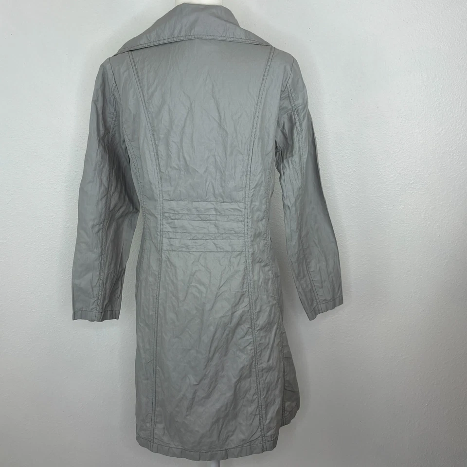 Chaqueta Stella Carakasi Talla S Art to Wear Bolsillos Doble Pecho Gris Foto 3 de 4