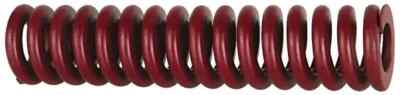 Red Die Spring 25mm hole diam, 12.5mm rod diam, 2  free length 205-508