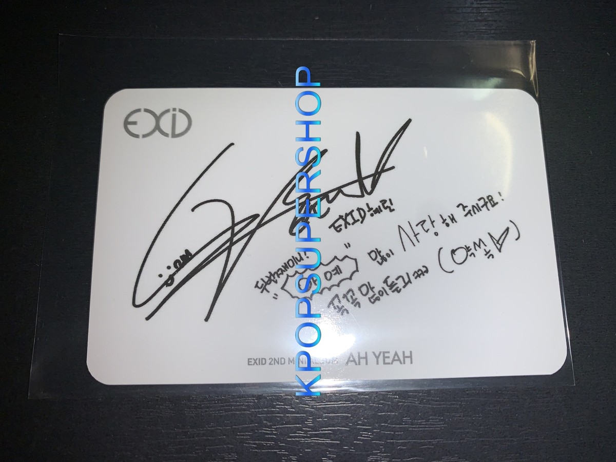 EXID 2nd Mini Album AH Yeah CD Photobook Great Cond Hyelin EXID 2nd Mini Album AH Yeah CD Photobook Great Cond Hyelin
