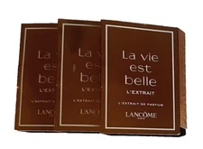 Lot of 3 Lancome La Vie est Belle L’extrait