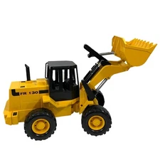 Bruder Front End Yellow Articulated Road Loader FR 130 Germany 16" x 7.5" x 6"