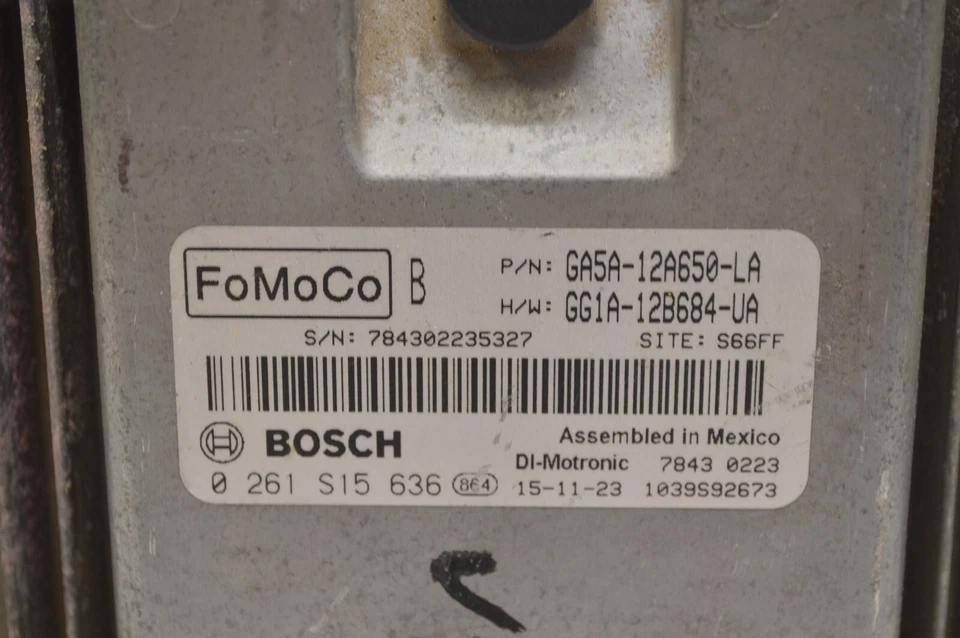 Ford Taurus 2017 2019 3,5 L GA5A-12A650-LA unidad de módulo de control del motor ECM F63#044 Foto 3 de 4